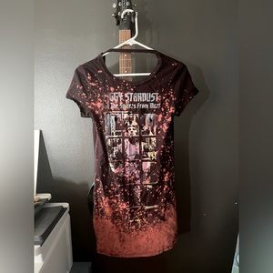 Ziggy Stardust and the spiders from Mars t-shirt dress